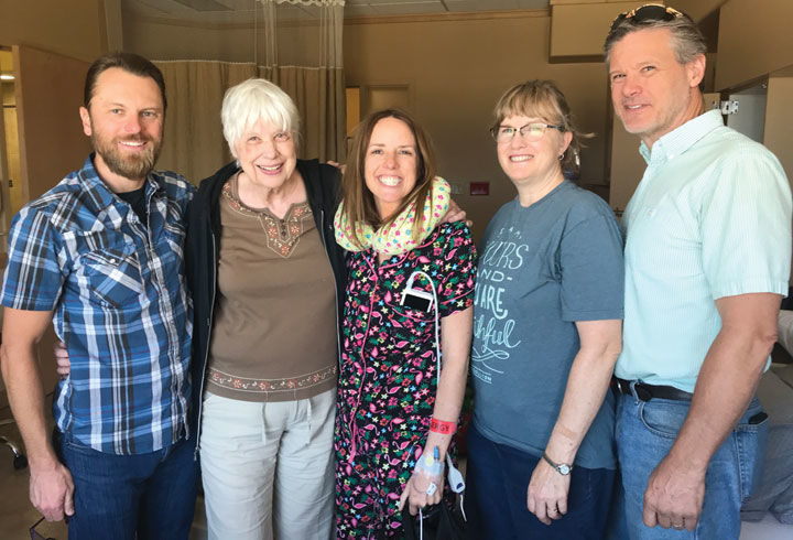 April Obholz Bergeler and family